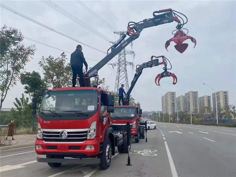 重汽抓斗自卸式垃圾車